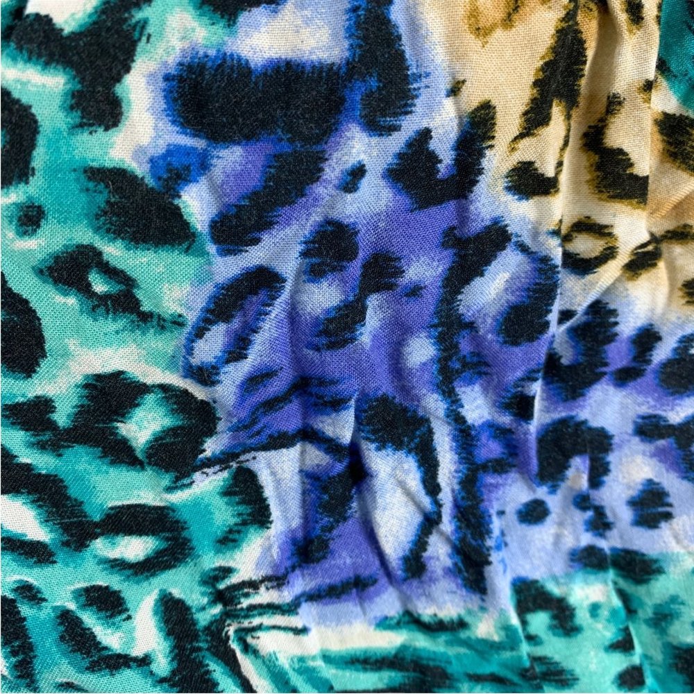 Maxi Medium 8 10 Dress Animal Print Long - Picture 3 of 5